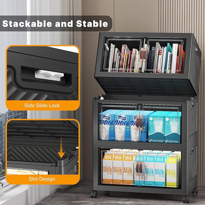UAMFURI Extra Large Stackable Storage Bins - Image 3