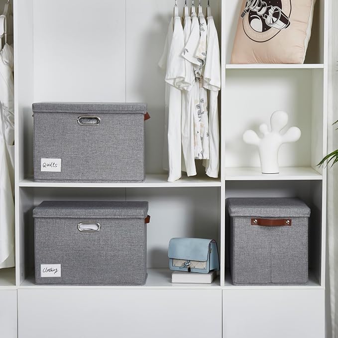 Roobyl 17" Large Collapsible Storage Bins - Image 7