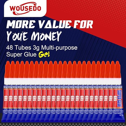 48 x 3g Super Glue Gel, Fast Strong Adhesive, Strong Cyanoacrylate Glue - Image 5