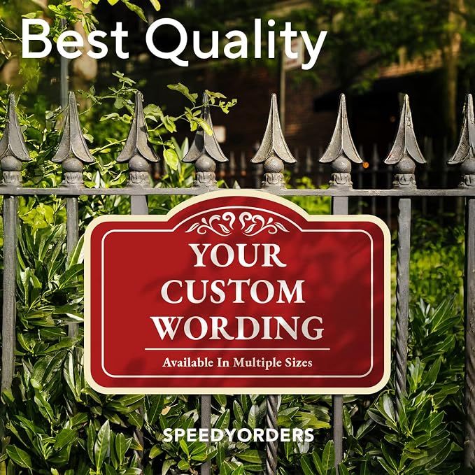 Custom Outdoor Decorative Metal Signs, Personalized Aluminum Sign, Driveway Sign - Image 7