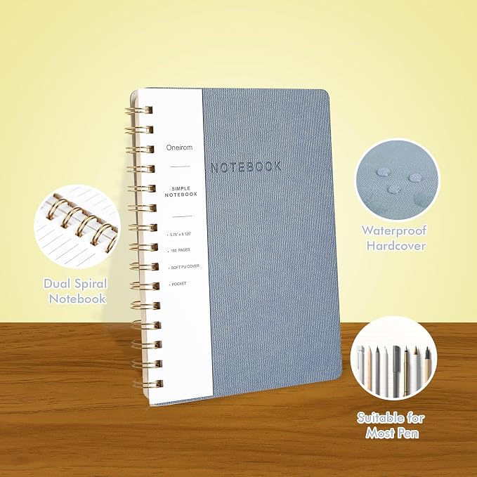 Spiral Notebook-5.75" x 8.125" College Ruled Journal - Image 2