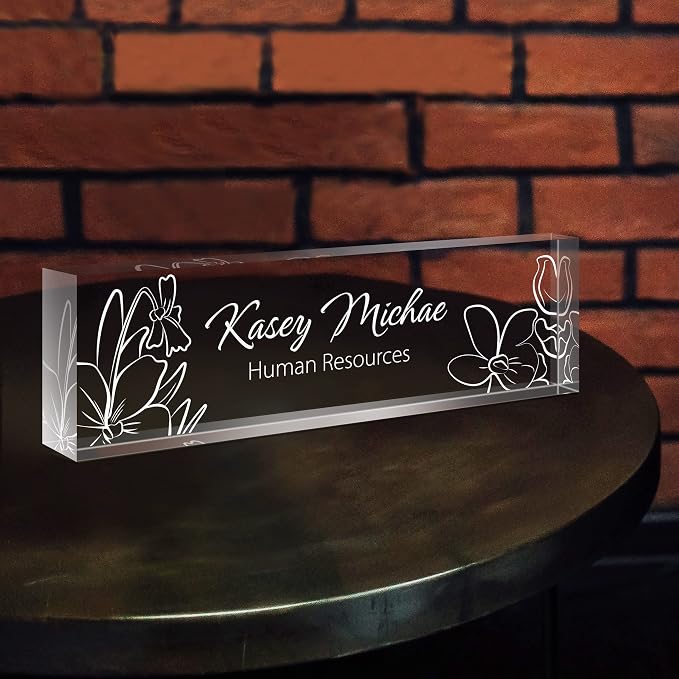 SalaGraphics Custom Engraved Acrylic Name Plates by SalaGraphics