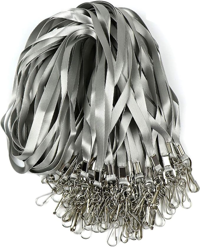 Beebel Gray Lanyard Bulk Lanyards by Beebel