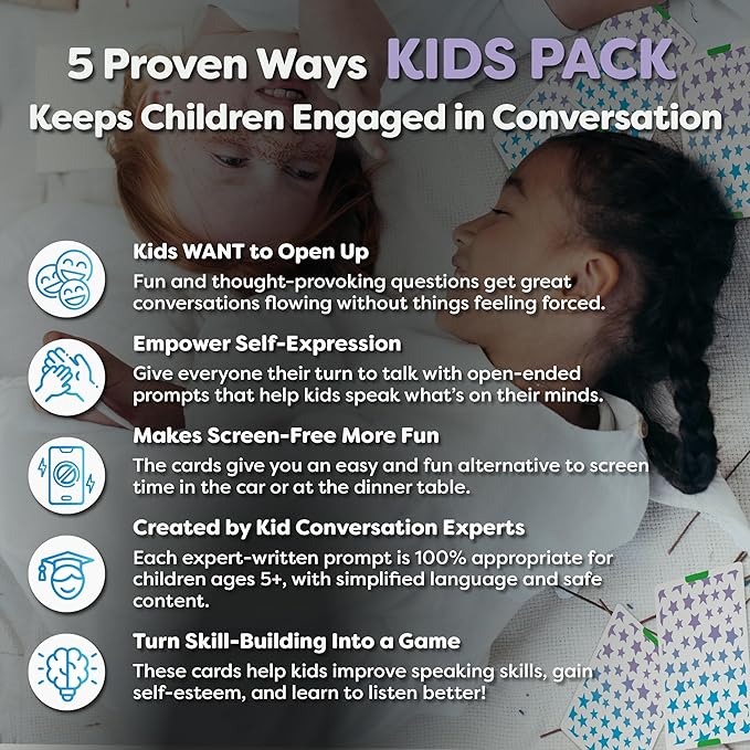 200 Kids Conversation Cards - Image 2
