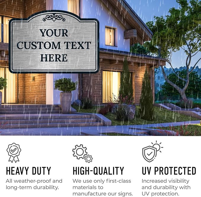 Custom Decorative Sign, Personalized Metal Sign - Image 5