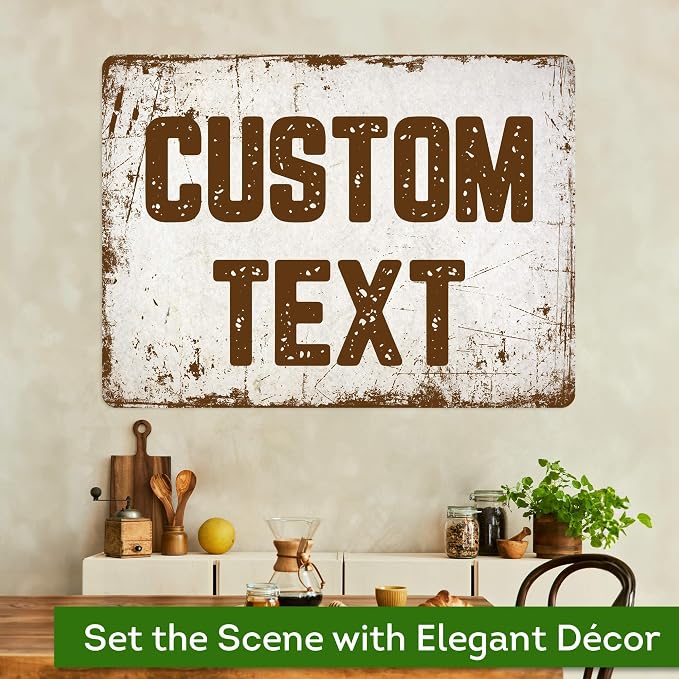 Custom Sign, Custom Street Sign, 11 Font Colors, 13 Font Styles, 4 Hole Options - Image 4