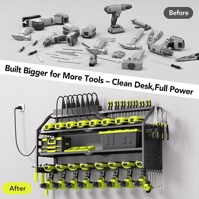 YFFSRJDJ Power Tool Organizer Wall Mount - Image 6