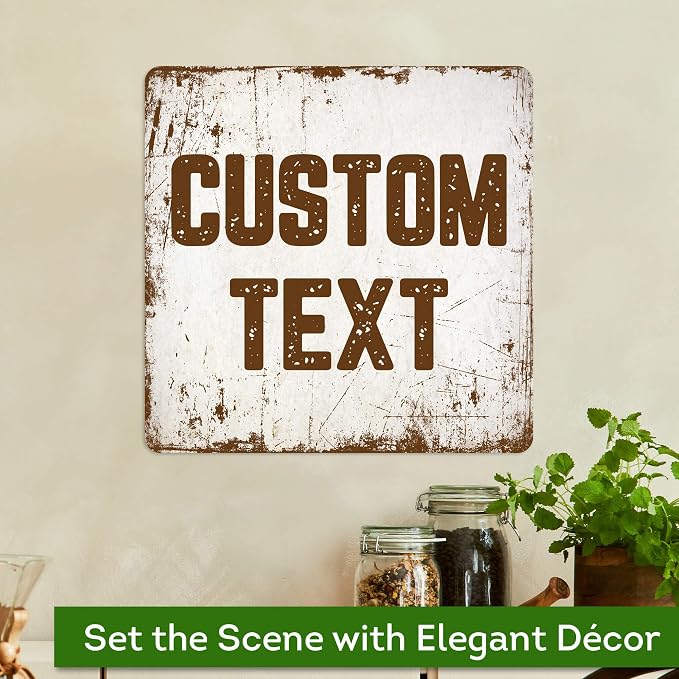 Custom Sign, Custom Street Sign, 11 Font Colors, 13 Font Styles, 4 Hole Options - Image 4