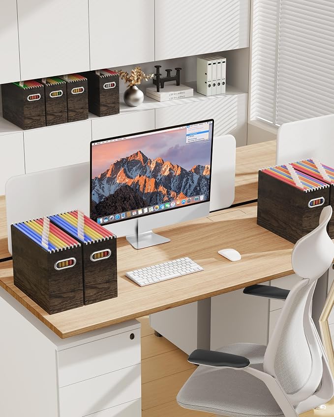 Oterri Cardboard File Organizer Box - Image 3