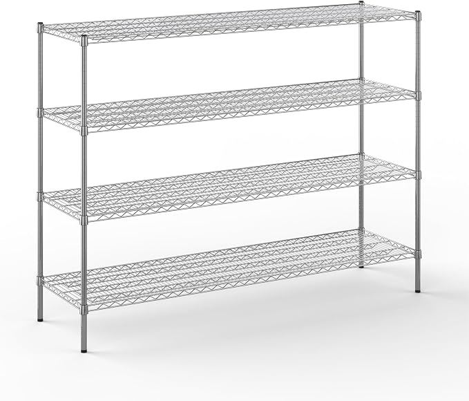 Regal Altair 21" Deep x 72" Wide x 54" Height Wire Shelving Kit | 4-Tier | NSF by Regal+Altair