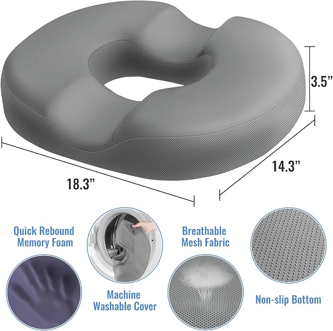 CloudBliss Donut Pillow Seat Cushion Chair Pad - Image 2