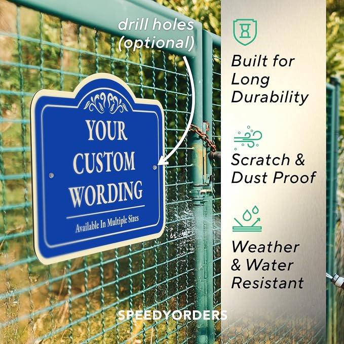 Custom Decorative Outdoor Metal Sign - Image 6