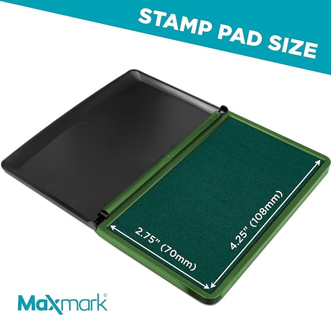 MaxMark Large Green Stamp Pad - Image 3