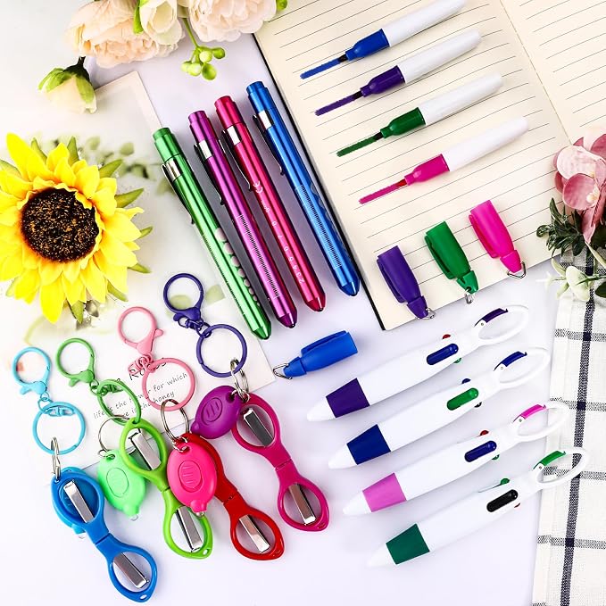 24 pcs Nurse Pen Set Include Permanent Marker Pen Pen Lights - Image 7