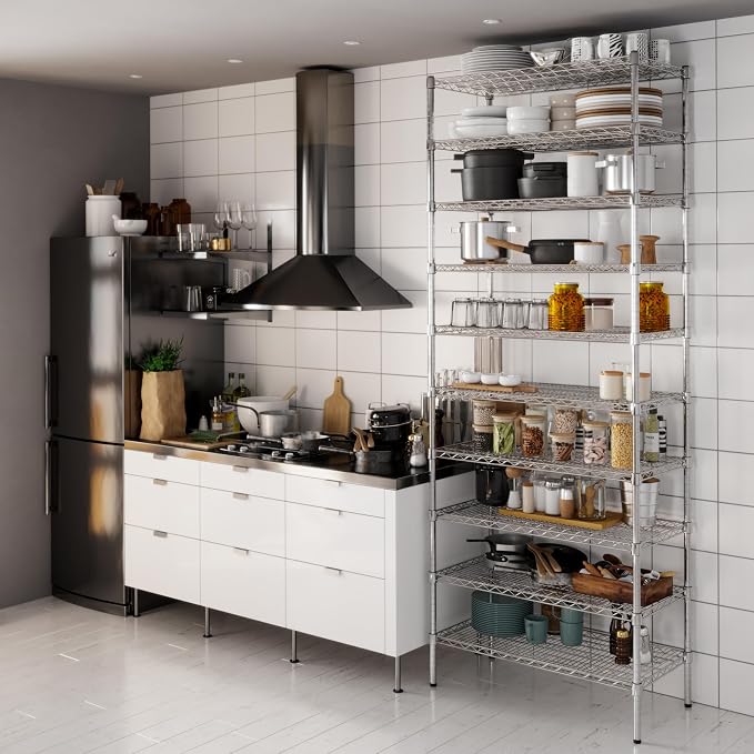 Regal Altair 18" Deep x 36" Wide x 96" Height Wire Shelving Kit | 10-Tier | NSF - Image 6