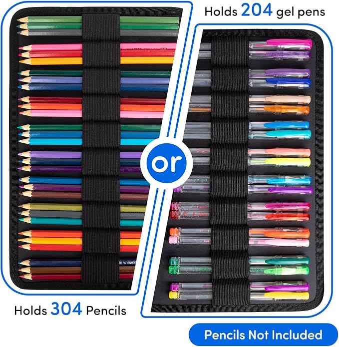 YOUSHARES 300 Slots Color Pencil Case