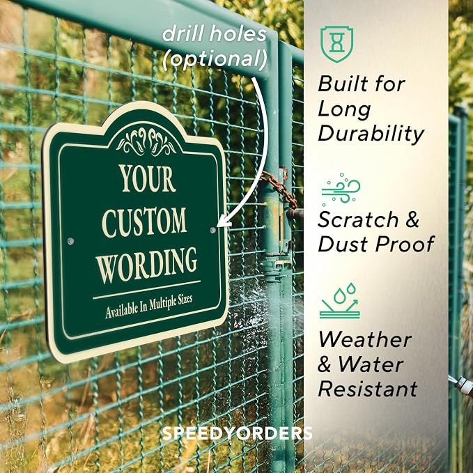 Custom Decorative Outdoor Metal Signs - Image 6