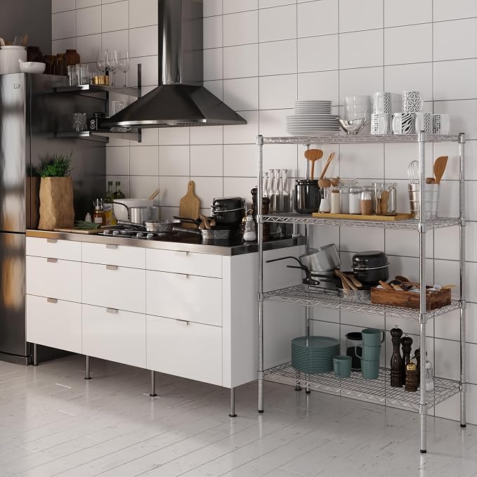 Regal Altair 18" Deep x 36" Wide x 54" Height Wire Shelving Kit | 4-Tier | NSF - Image 2
