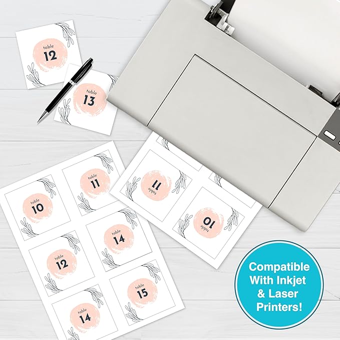PrintWorks White Cardstock 8.5" x 11" - 67 lb/147 gsm Vellum Bristol - 750 - Image 4