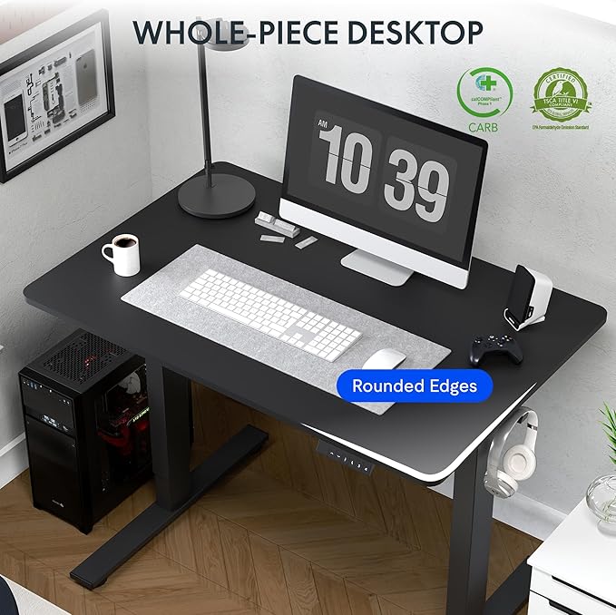 FLEXISPOT One-Piece Electric Standing Desk, 40 x 24 Inches Adjustable Desk - Image 4