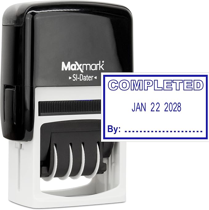 MaxMark Office Self Inking Date Stamp by Maxmark