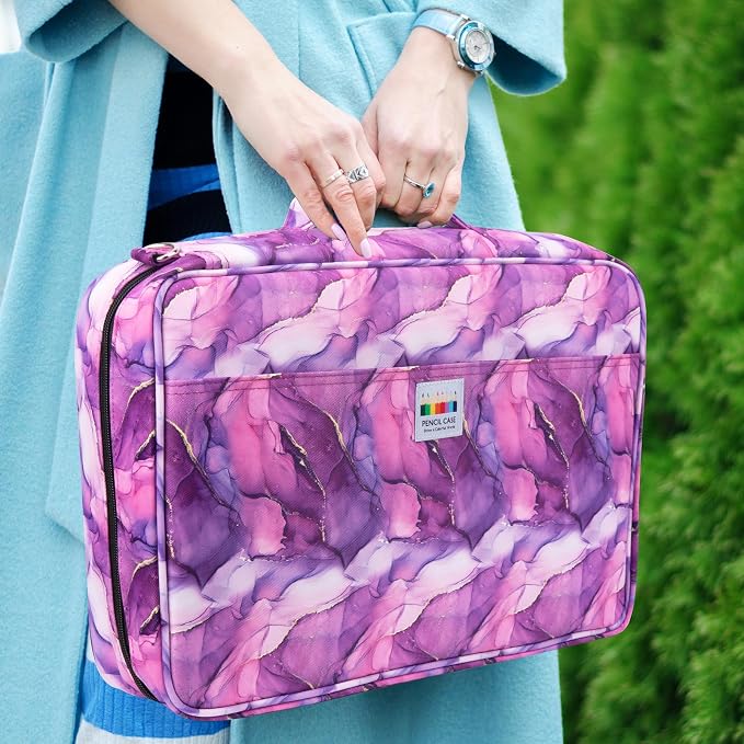 YOUSHARES Big Capacity Colored Pencil Case - Image 5