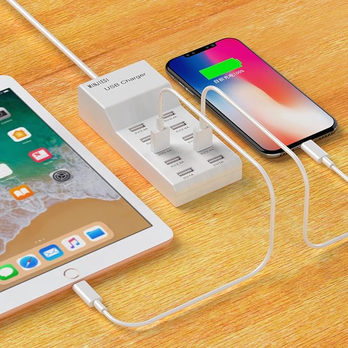 USB Charging Stations 50w10A 10 Ports Multiple Charging Block/Power USB Strip - Image 7