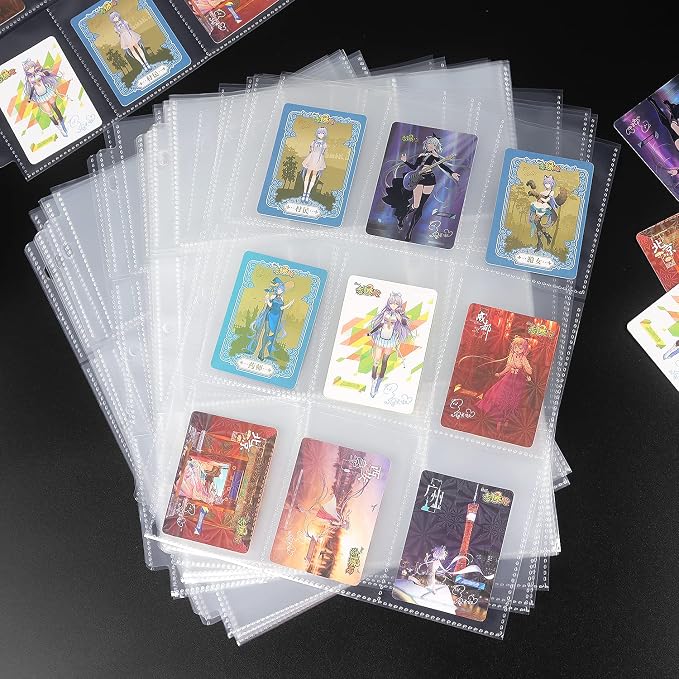 36 Pack 9 Pocket Page Protector, Holds 324 Cards, Trading Card Sleeves Page - Image 7