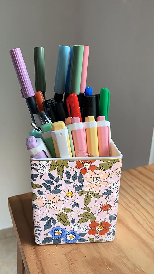 LEAZUL Pen Pencil Holder, Makeup Brush Holder, Ceramic Remote Control Holders - Image 2