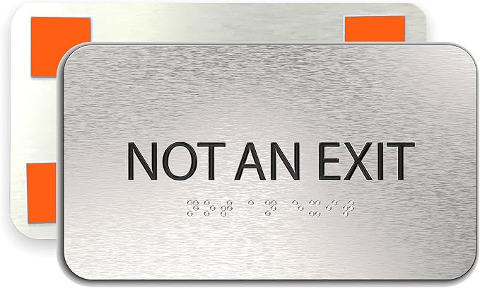 Not An Exit Sign for Business by ADASigns