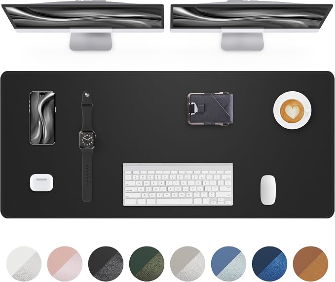 Leather Desk Pad Protector by AFIING