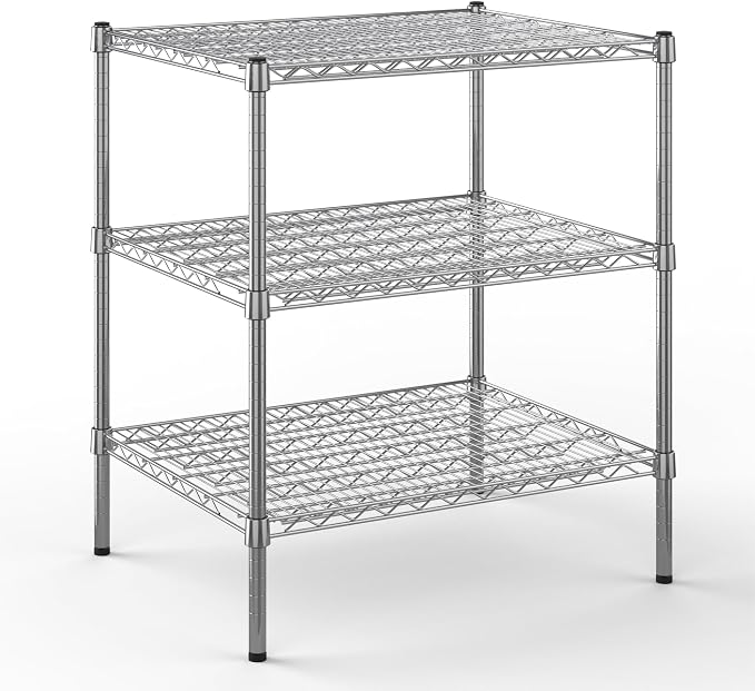 Regal Altair 24" Deep x 30" Wide x 34" Height Wire Shelving Kit | 3-Tier | NSF by Regal+Altair