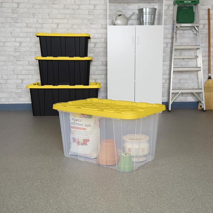Sterilite 8-Pack 27 Gallon Industrial Tote, and Office - Image 4