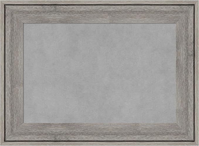 Amanti Art Grey Framed Magnetic Board 17x23 Small Vision Board by AmantiArt