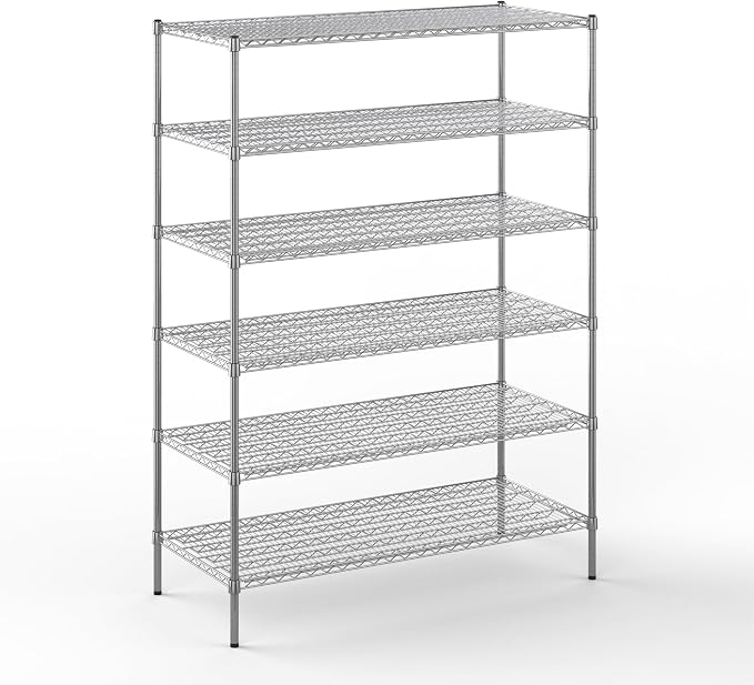 Regal Altair 24" Deep x 54" Wide x 74" Height Wire Shelving Kit | 6-Tier | NSF by Regal+Altair