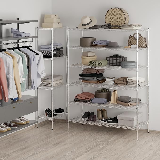 Regal Altair 24" Deep x 54" Wide x 74" Height Wire Shelving Kit | 6-Tier | NSF - Image 7