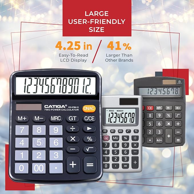 CATIGA Desktop Calculator 12 Digit - Image 7