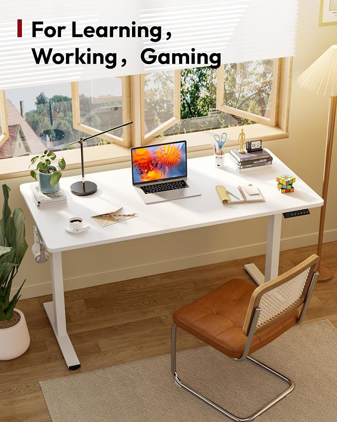 SANODESK Electric Standing Desk 55 x 28 Inches Whole-Piece Desktop Height - Image 4
