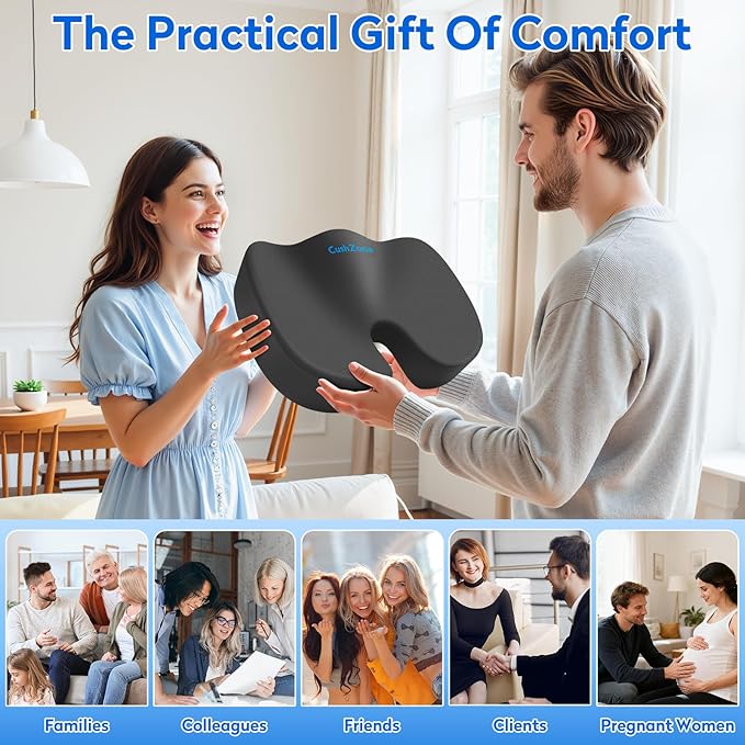 XXL Seat Cushion Office Car Seat Cushion, Memory Foam Cushion - Image 6