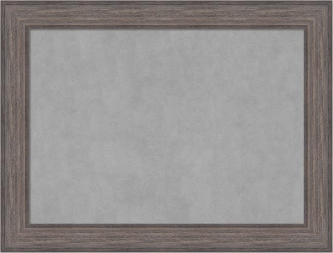 Amanti Art Grey Framed Magnetic Board 25x33 Medium Vision Board by AmantiArt