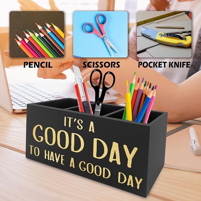 QZQE Inspirational Office Pen Pencil Holder Organizer - Image 6