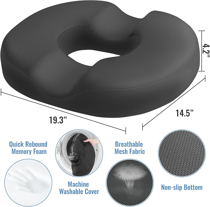 CloudBliss Donut Pillow Seat Cushion Chair Pad - Image 2