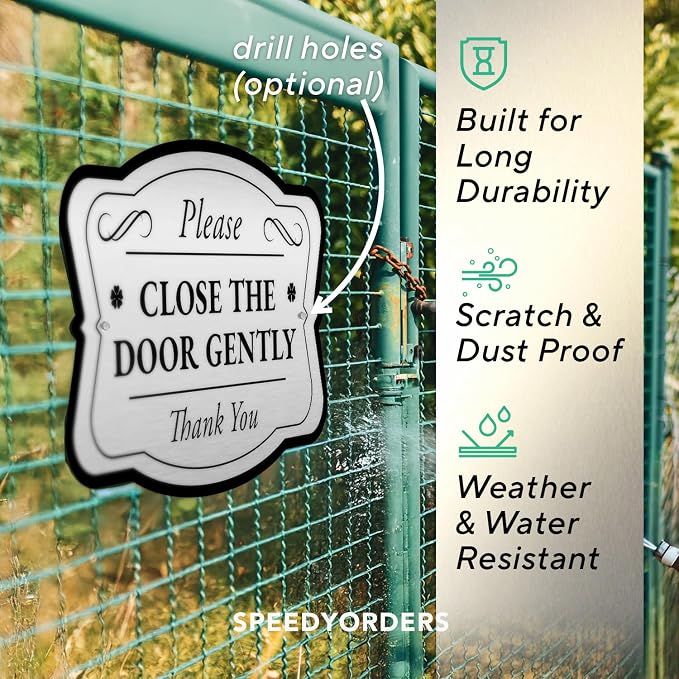 Custom Decorative Outdoor Metal Sign, Personalized Aluminum Driveway Sign - Image 6