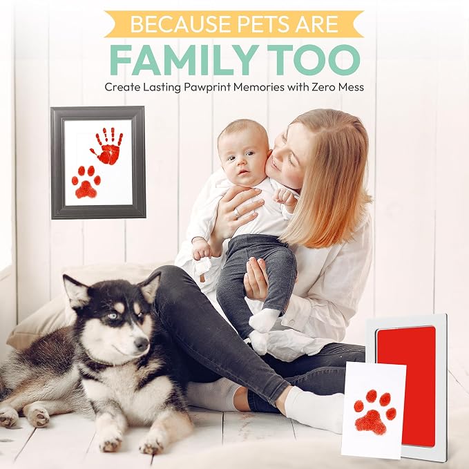 Clean Touch Ink Pad for Baby Handprints and Footprints – Inkless Infant Hand & - Image 4