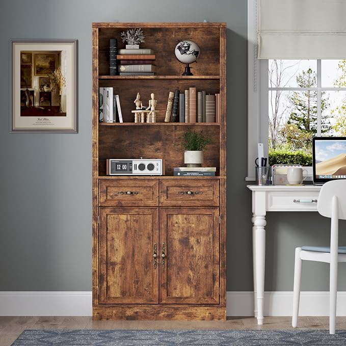 BORNOON 71.4" Tall Bookshelf - Image 3