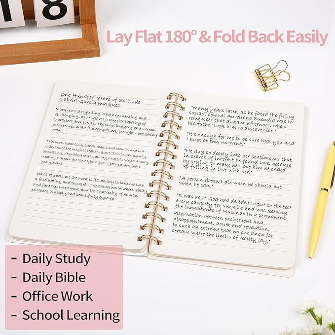 Spiral Notebook-5.75" x 8.125" College Ruled Journal - Image 4