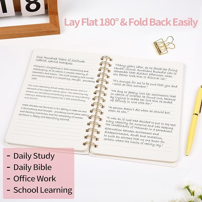 Spiral Notebook-5.75" x 8.125" College Ruled Journal - Image 6