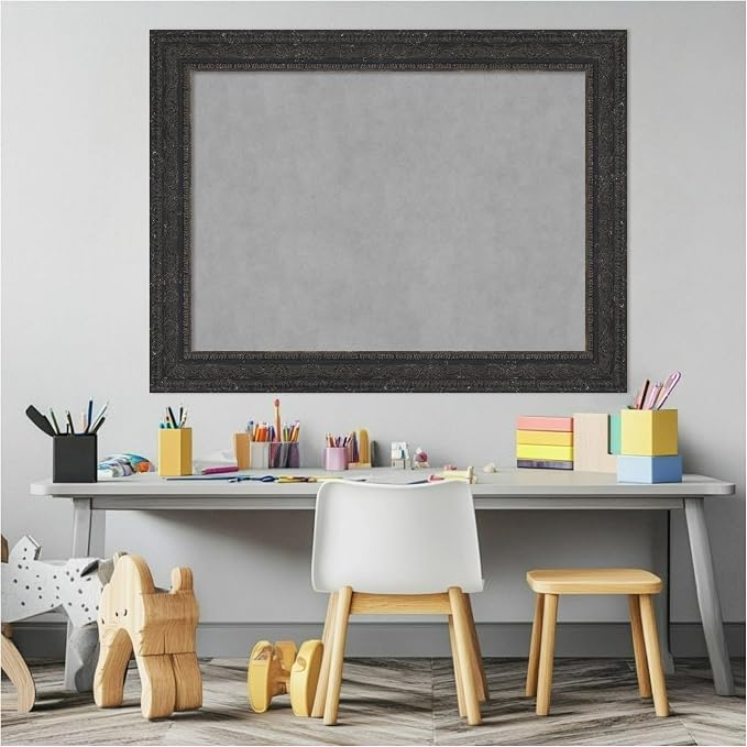 Amanti Art Black Framed Magnetic Board 25x33 Medium Vision Board - Image 5
