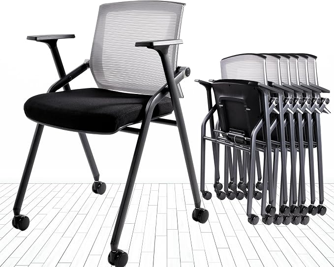 BLANEDUO Conference Room Chairs, Folding Office Desk Chair by BLANEDUO