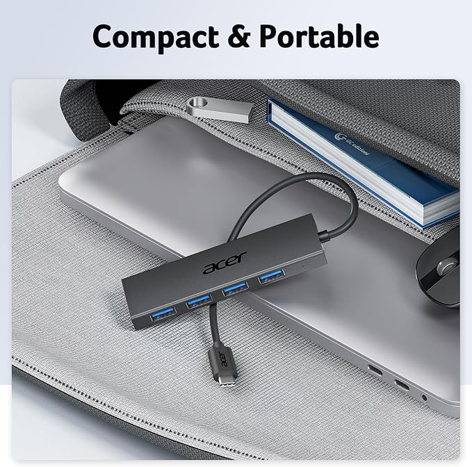 Acer USB C Hub 4 Ports, USBC Splitter - Image 8